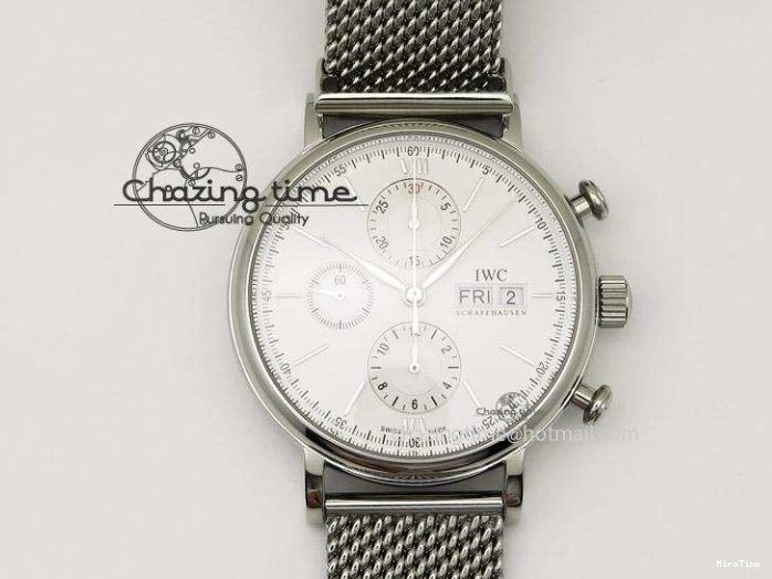 MIROTIME 0509 RelaxedFit Big Pilot Real PR IW500435 “Muhammad Ali” ZF Best Edition On Black Leather Strap A 7295